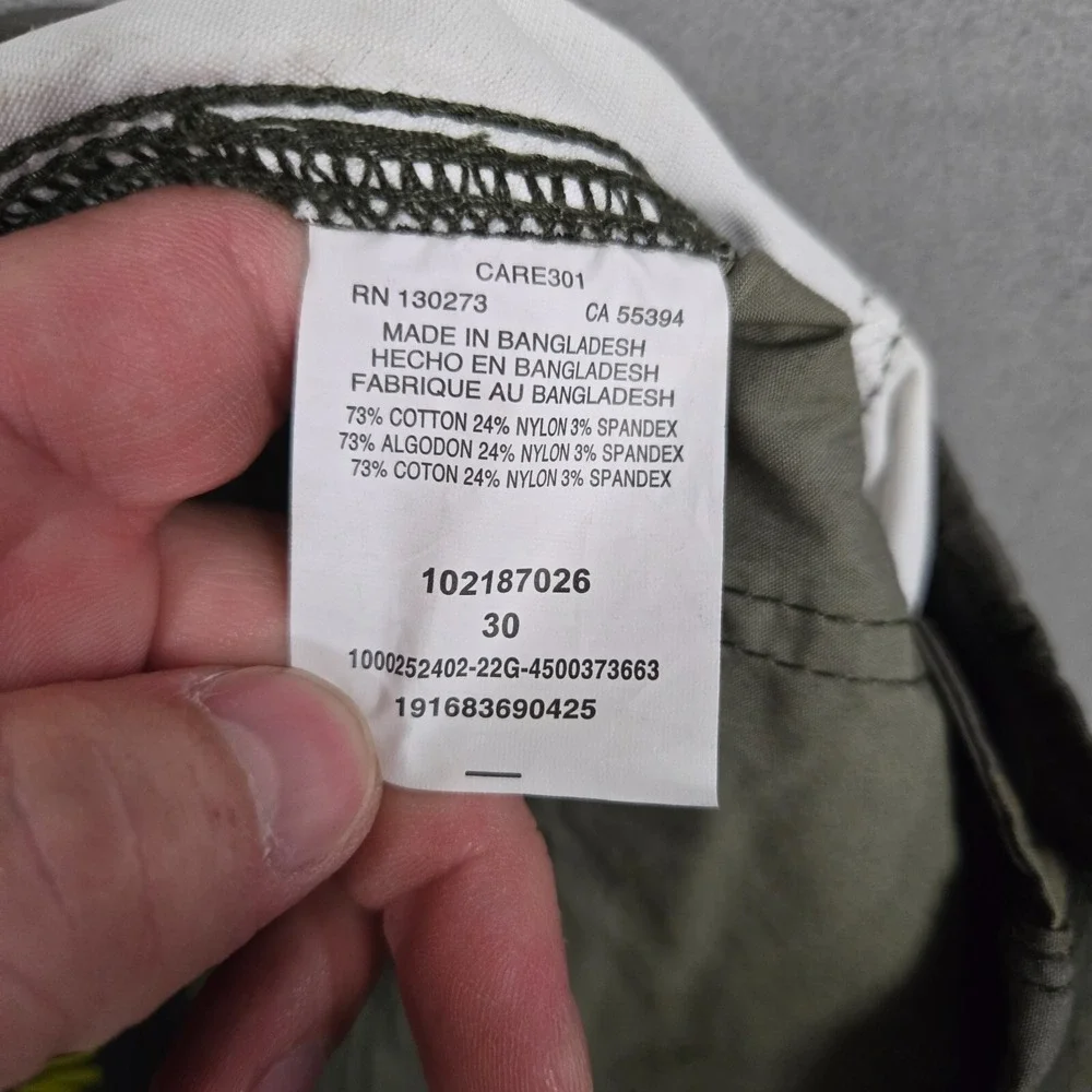 Lee Cargo Shorts Mens 30 Camo Extreme Motion Stretch Outdoor‎ NEW